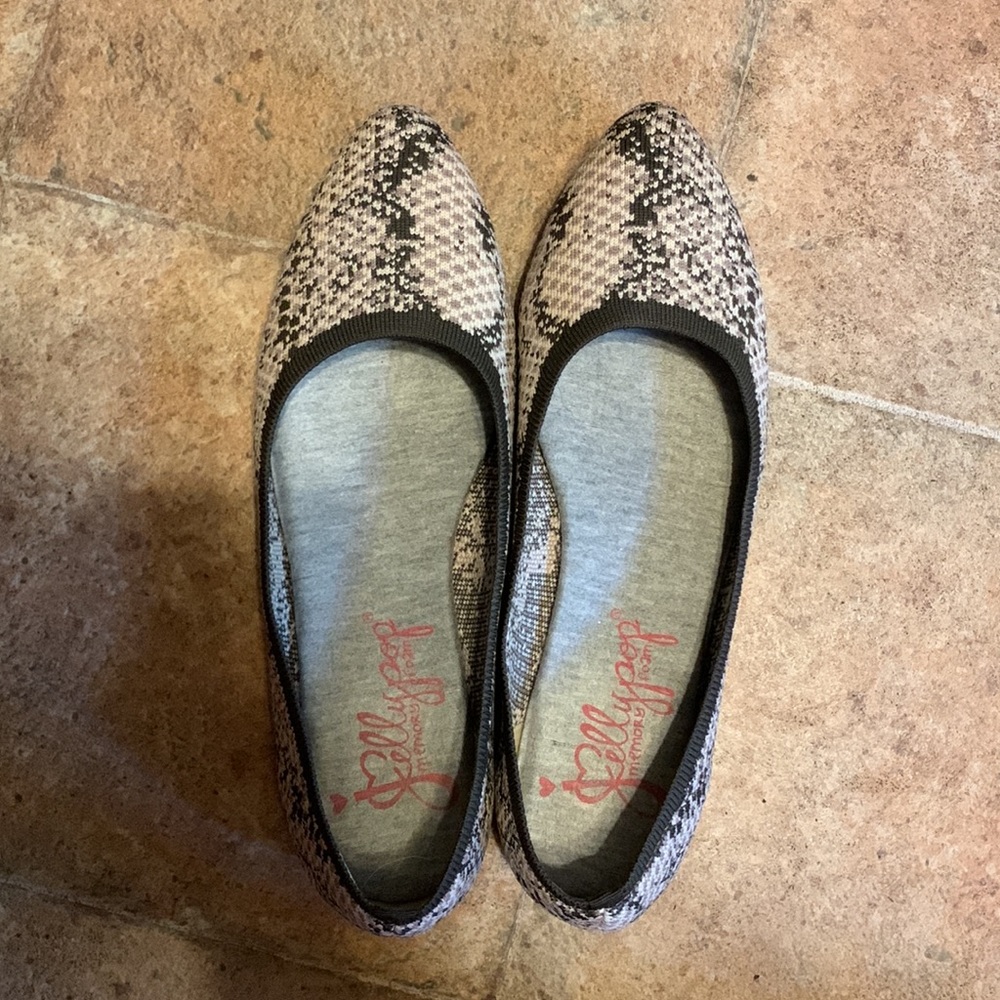 Like new Jellypop (like a generic Rothy’s) comfy and only worn 2-3 times.